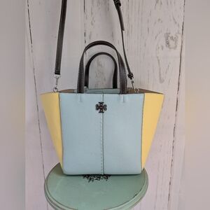 Tory Burch Color block McGraw Carryall Handbag